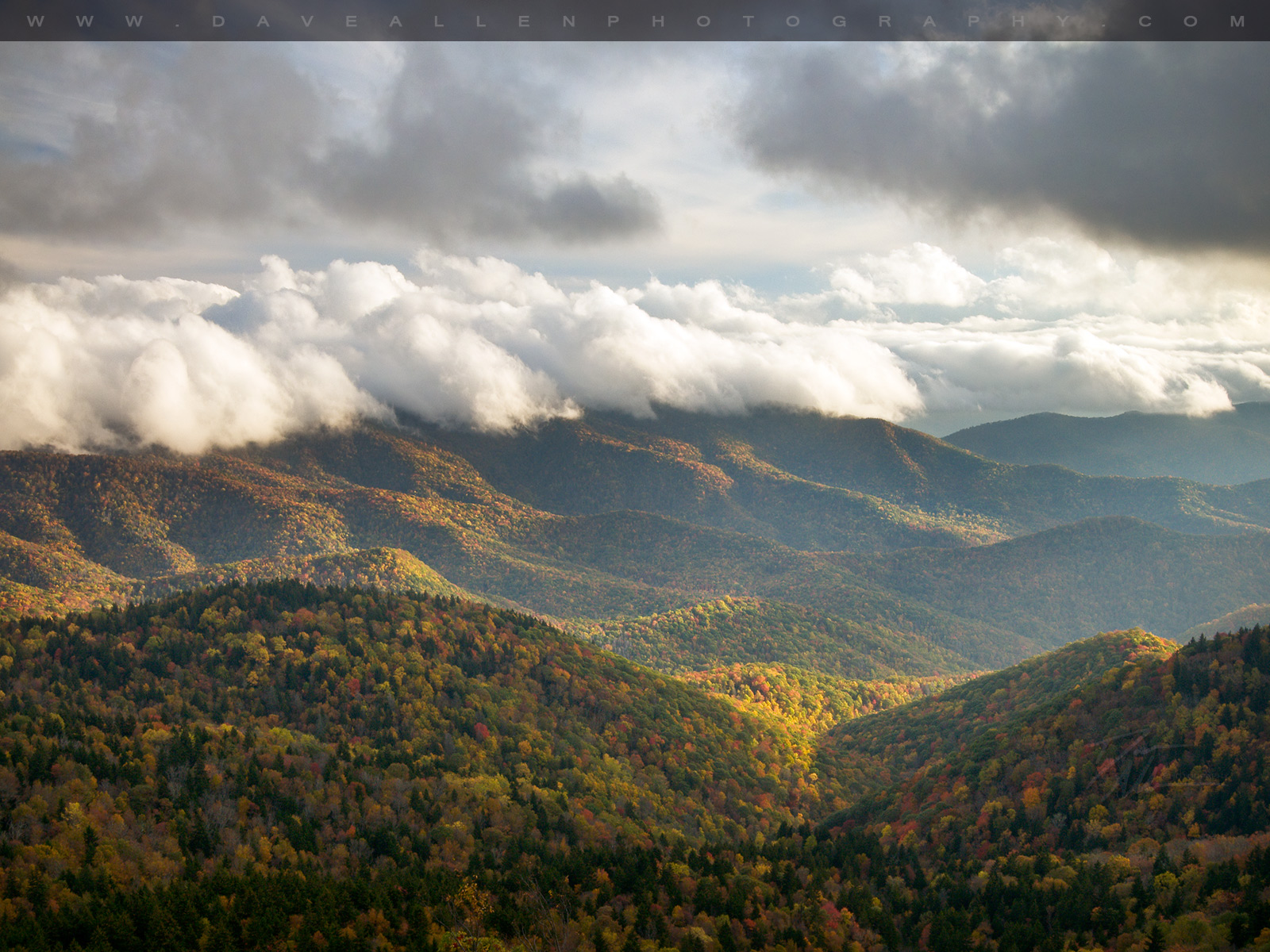 Cowee Mountains Overlook Blue Ridge Parkway Landscape Photography