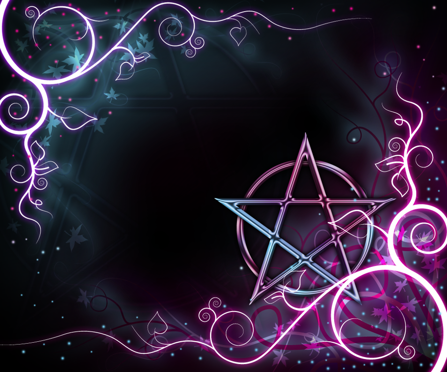 Pentagram Background On