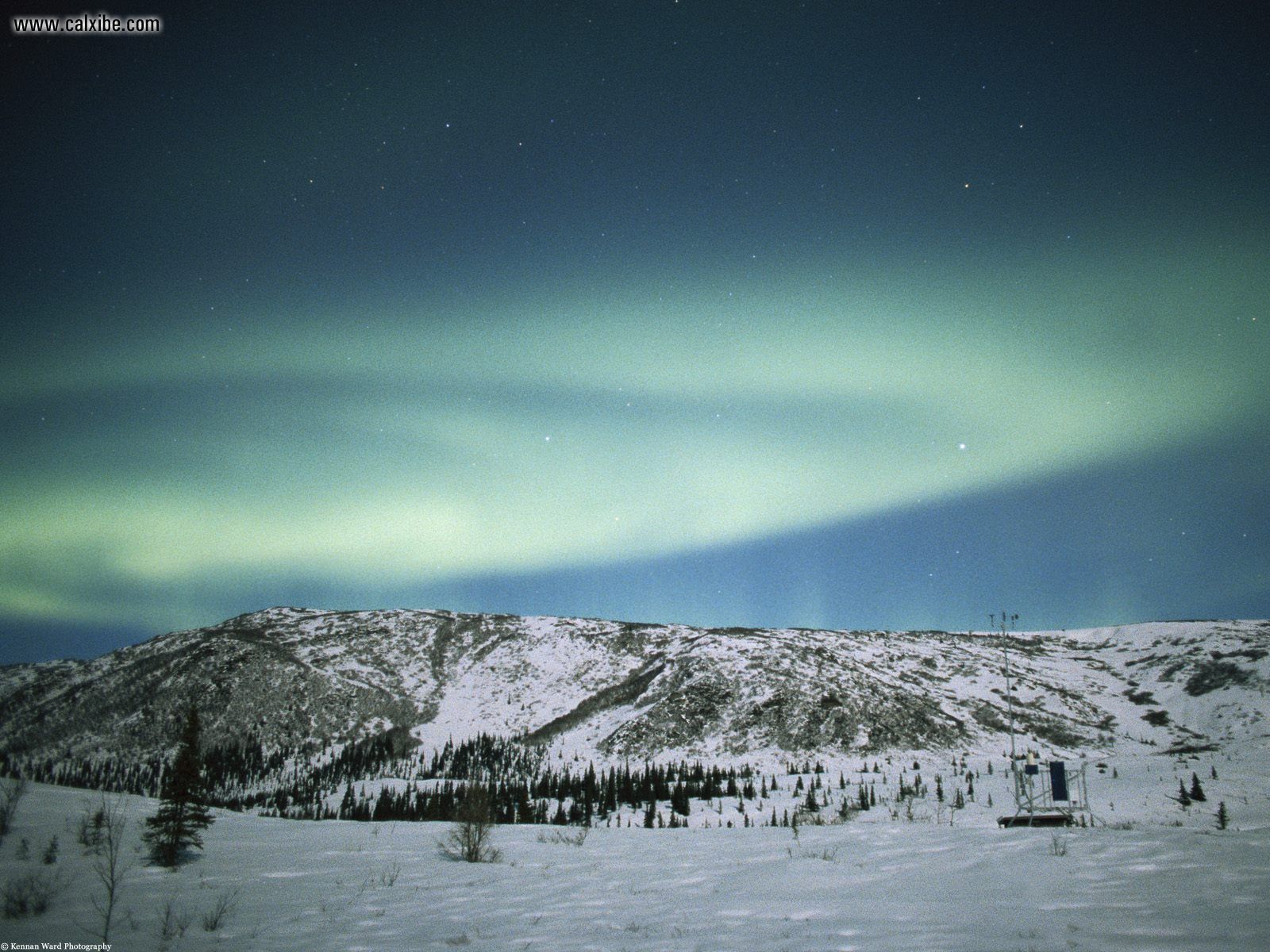 Winter Northern Lights Alaska