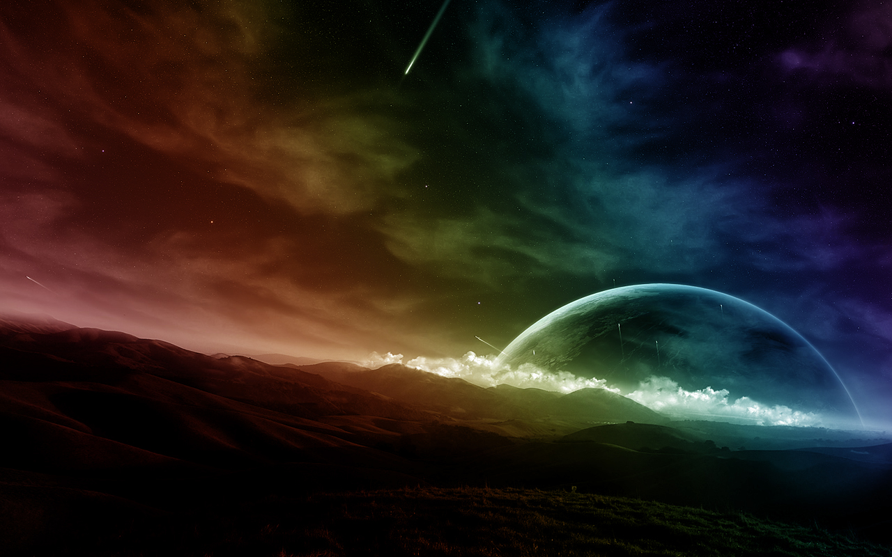 🔥 Free download Home Space Colorful Space Background [1280x800] for ...