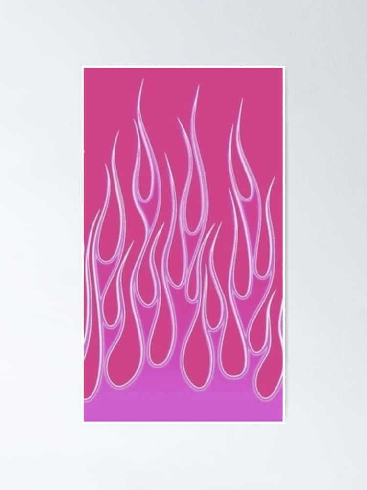 Pink Flames Wallpaper