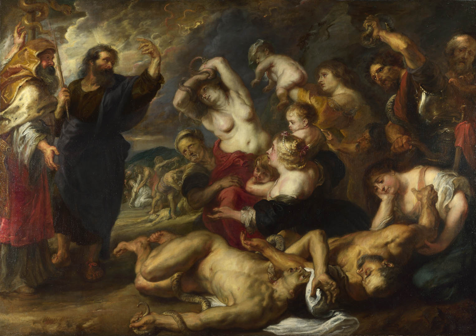 The Brazen Serpent A Flemish Baroque Peter Paul Rubens Art