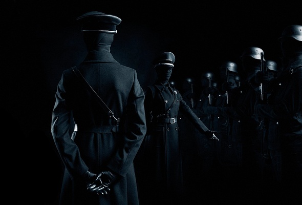 Wallpaper uniform nazis soldier dark simple desktop wallpaper