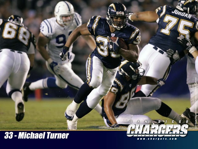 wallpapers football nfl san diego chargers michael turner san diego