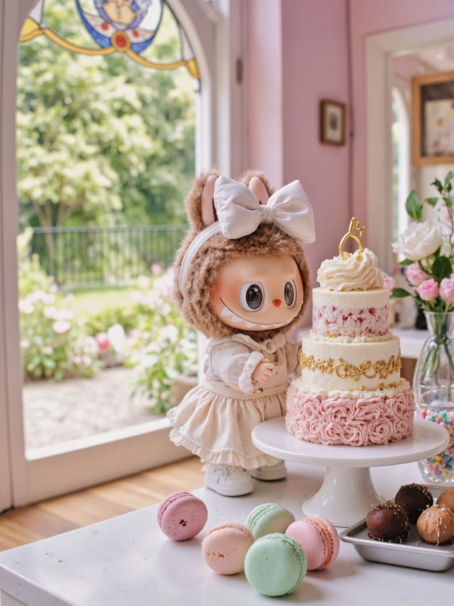Labubu BirtHDay Wallpaper