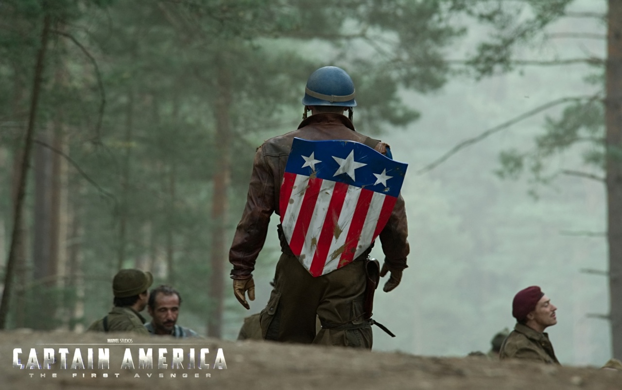 Captain America Shield Wallpaper Stock