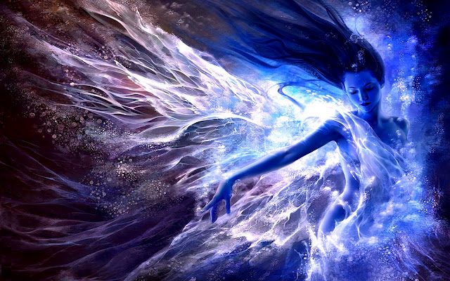 Ghost Water Mermaid Fantasy Desktop Wallpaper