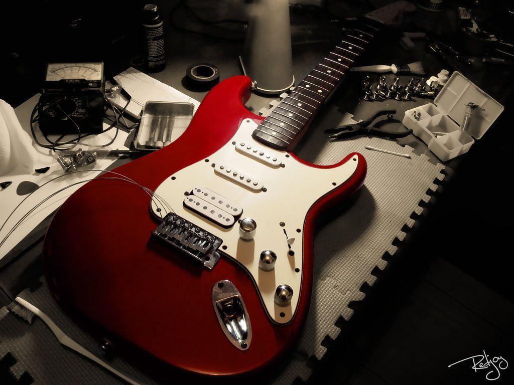 Pics Photos Guitar Wallpaper Red Fender
