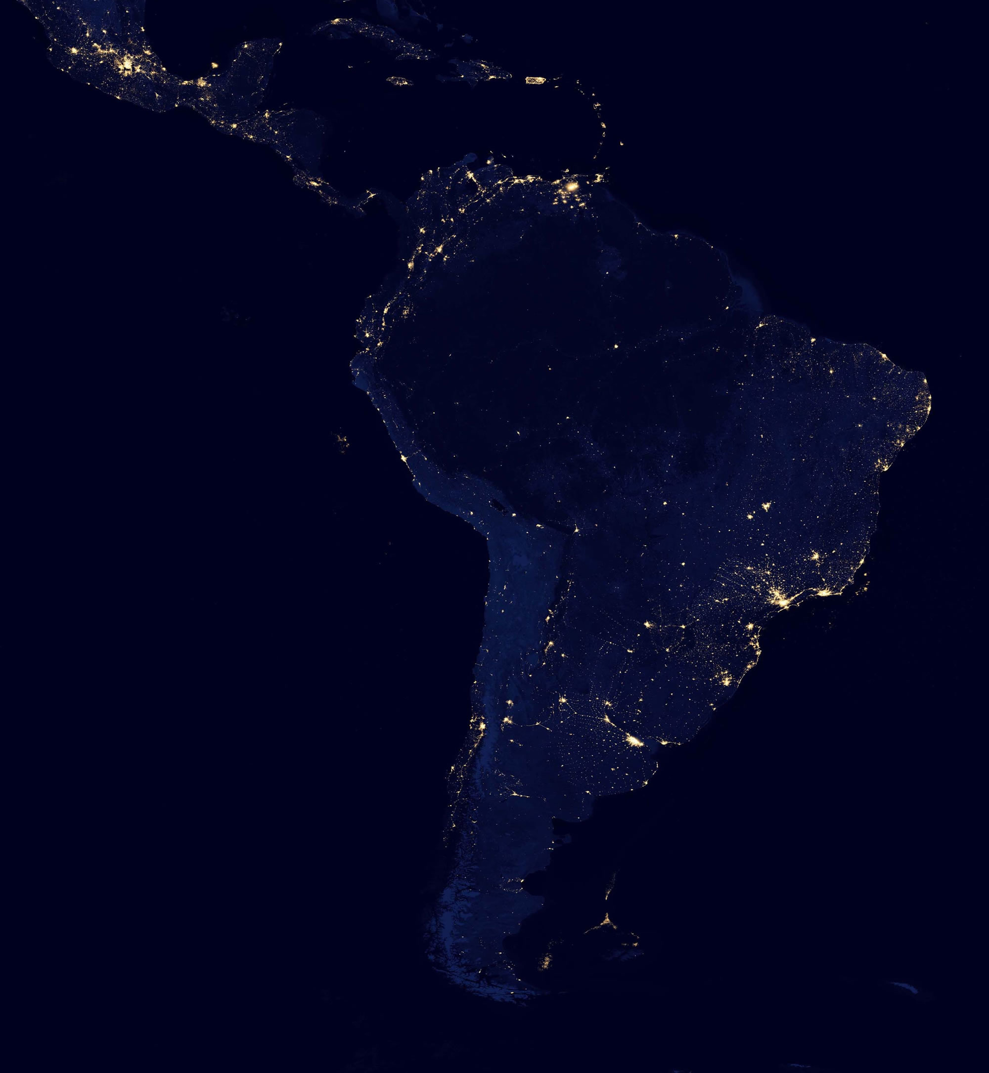Night Satellite Photos Earth U S Europe Asia World