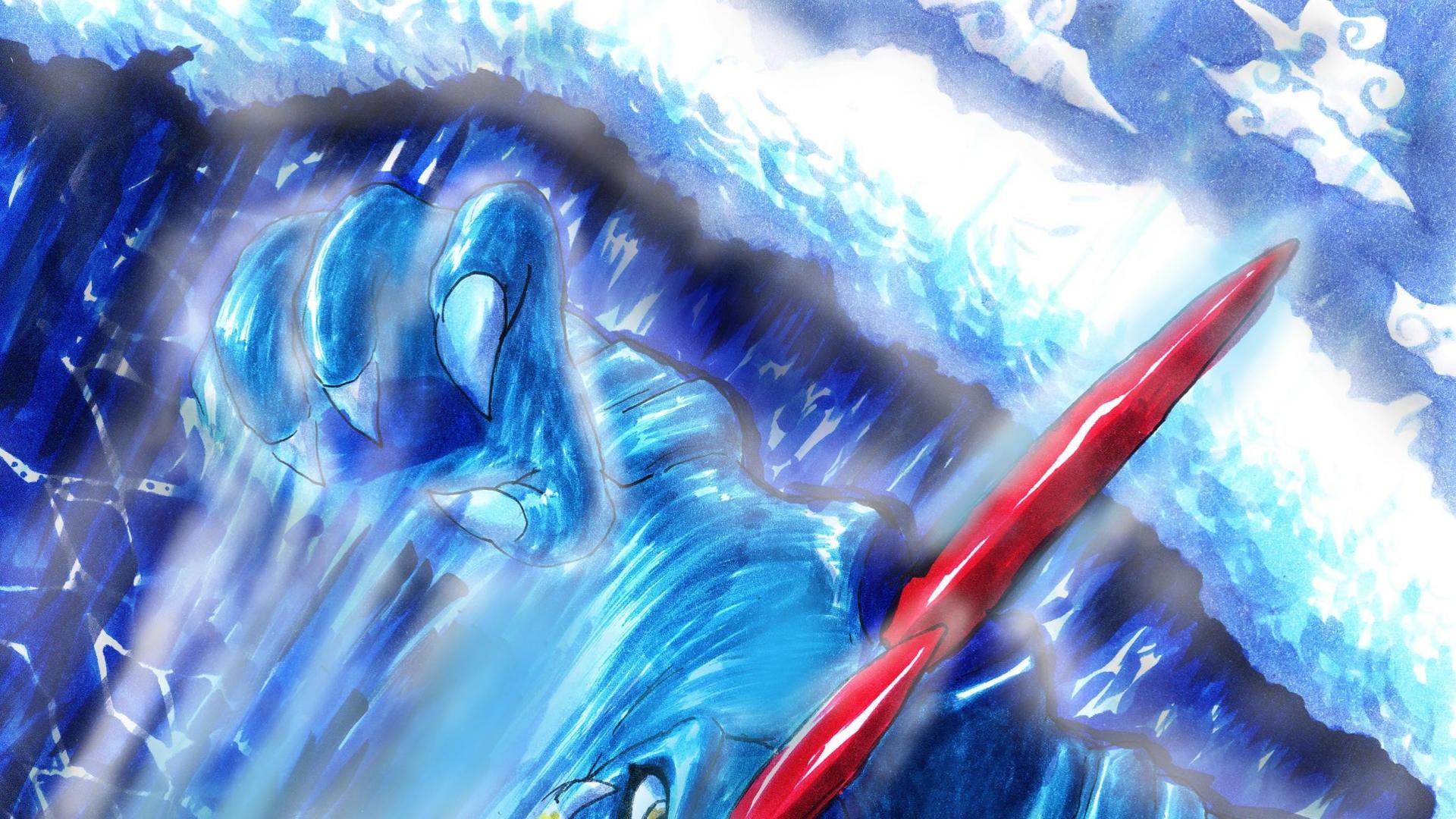 Water Pokemon Surfing Deviantart Artwork Waterfalls