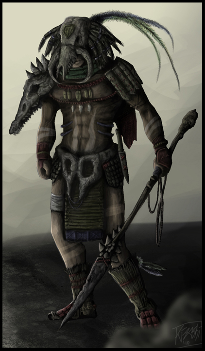 Mayan Warrior Art Maytuk By