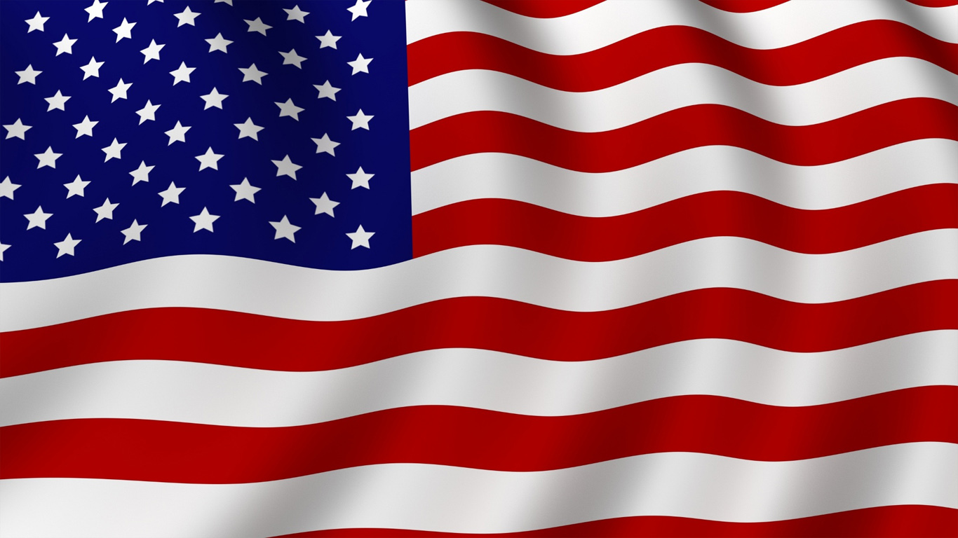American Screensaver Usa Flag
