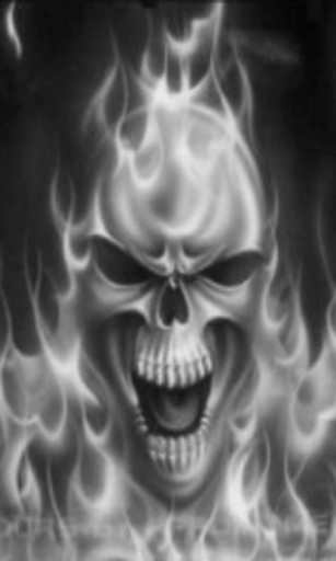 Cool Flaming Skull Wallpaper Tags Skulls Flame