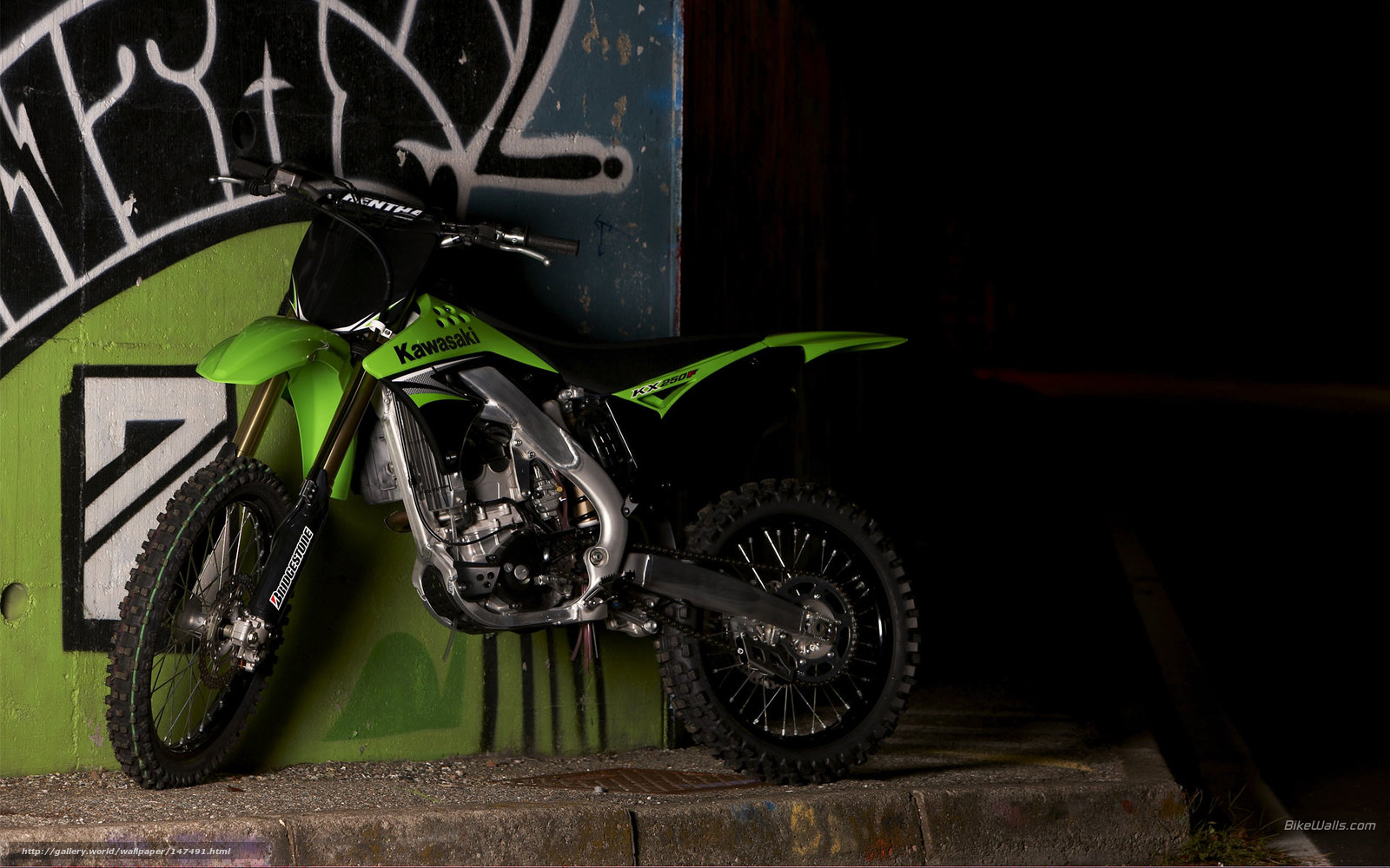 Wallpaper Kawasaki Motocross Kx250f