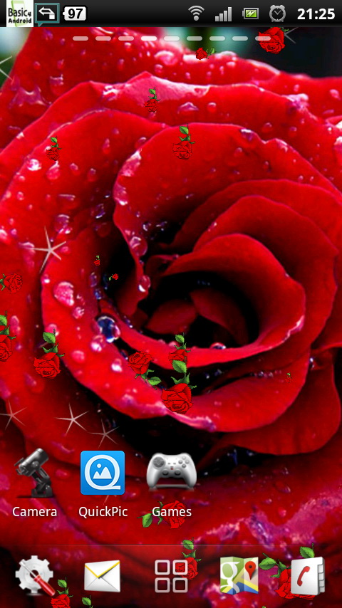 Red Rose Live Wallpaper For Your Android Phone