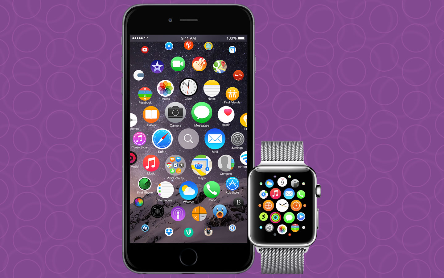 Ios Redesign iPhone Mit Apple Watch Interface