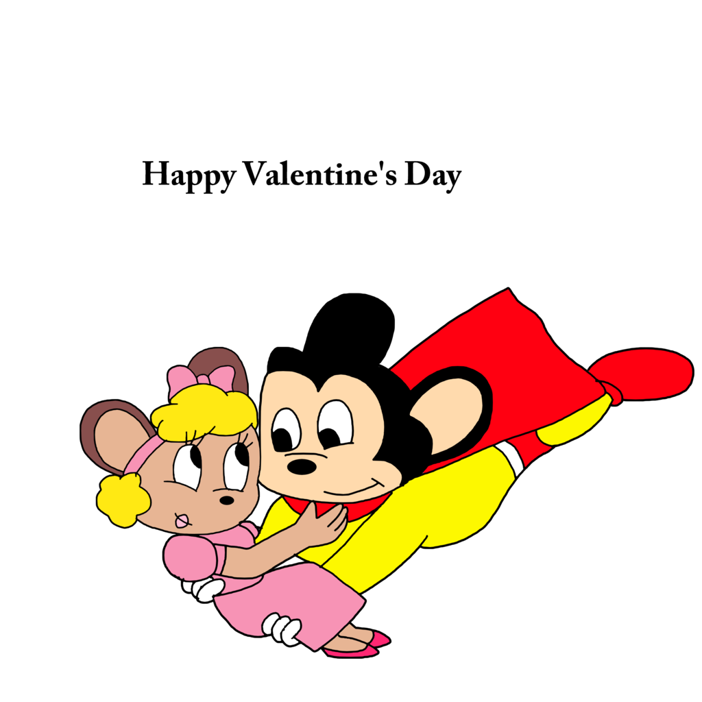 Valentine S Day With Mighty Mouse And Pearl By