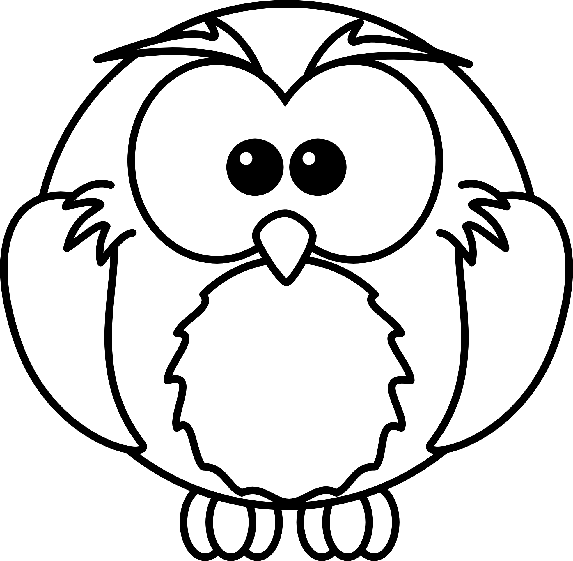 Black And White Cartoon Picture Wallpaper