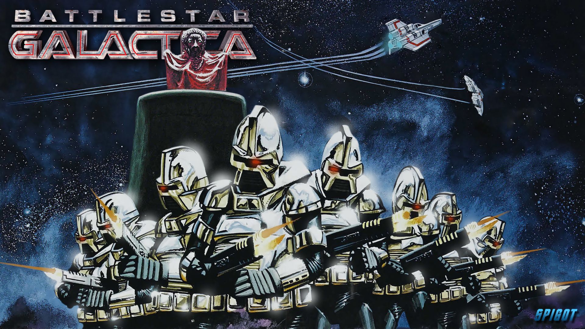 Classic Battlestar Galactica Wallpaper