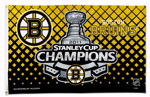 Nhl Boston Bruins Stanley Cup Champions Banner Flag