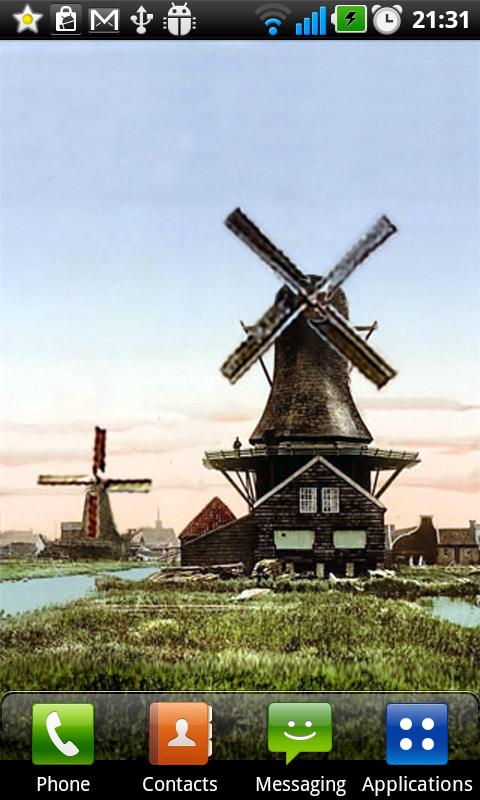 Old Windmill Live Wallpaper Screenshot