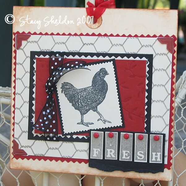 Love The Chicken Wire Background Papercrafts
