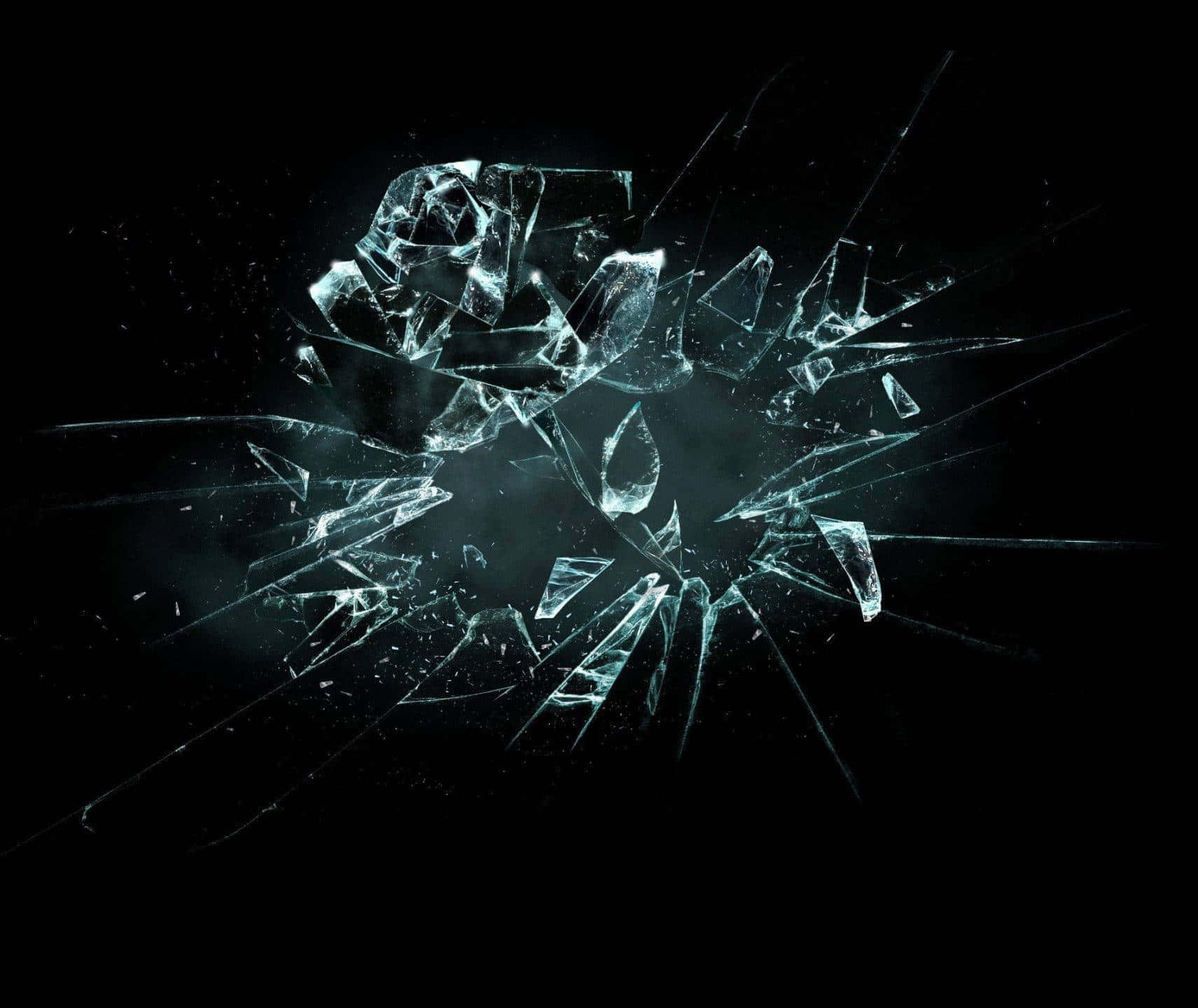 Broken Glass Background Wallpaper