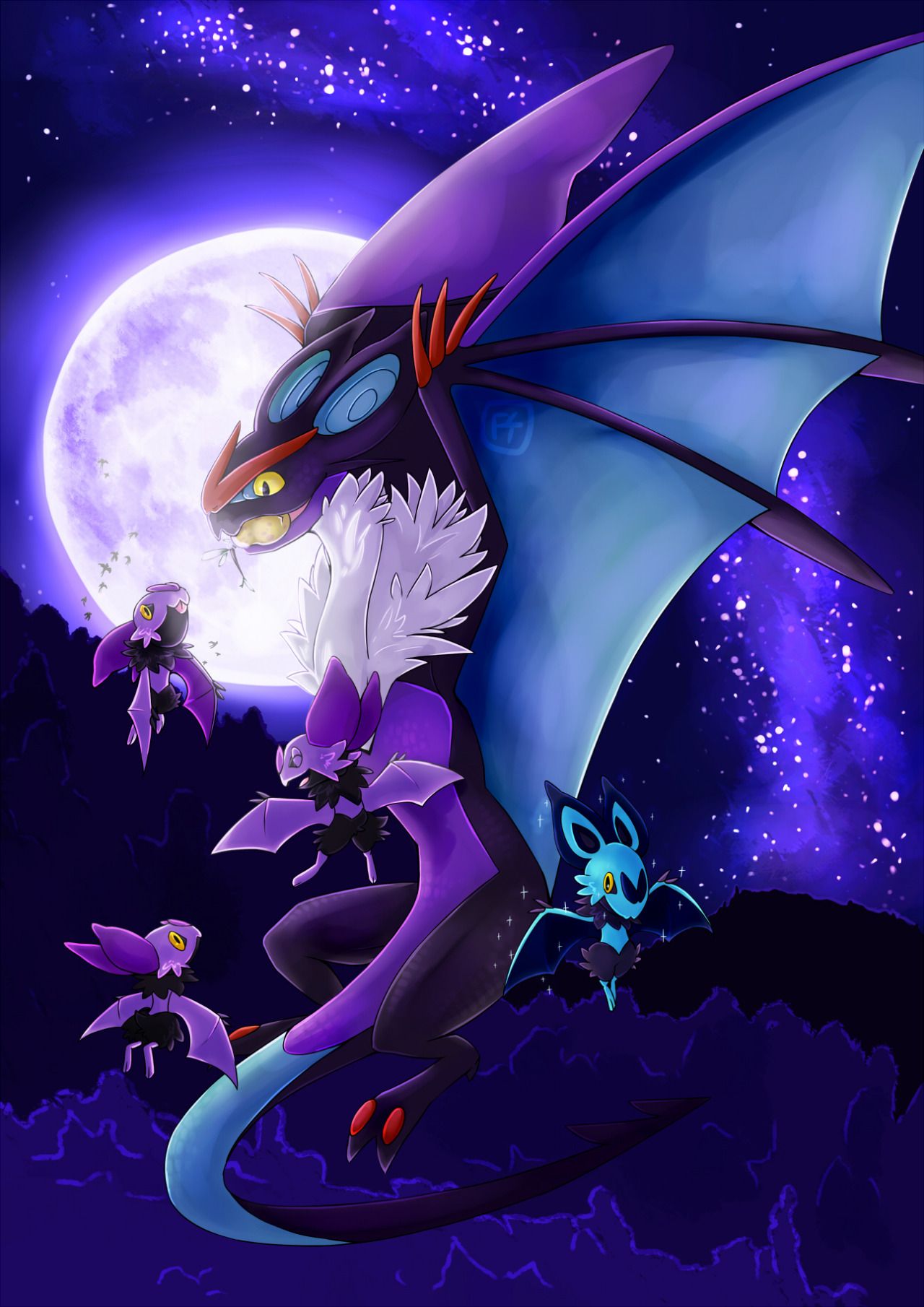Noivern Noibat Bat Pokemon Image