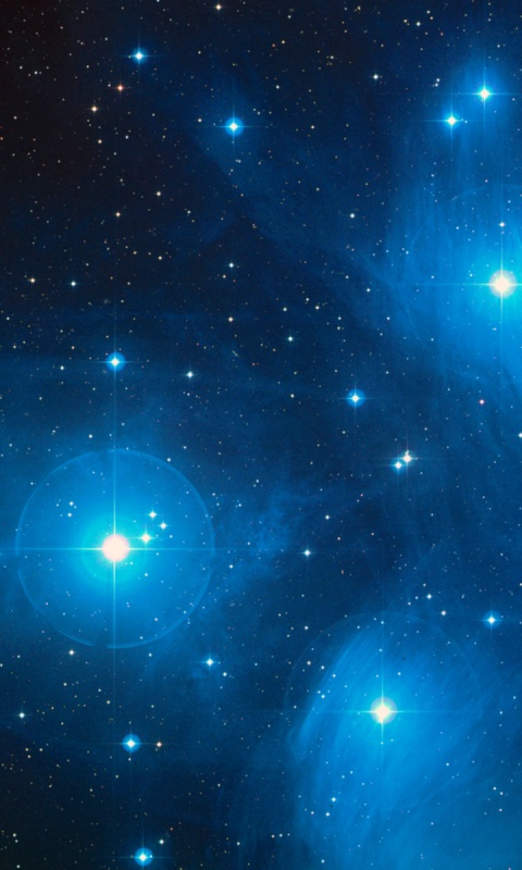 Outer Space Pleiades Galaxy S2 Wallpaper