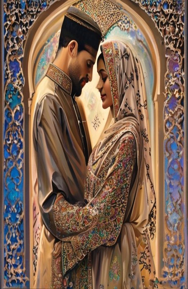 Islamic Couple Wallpaper Models