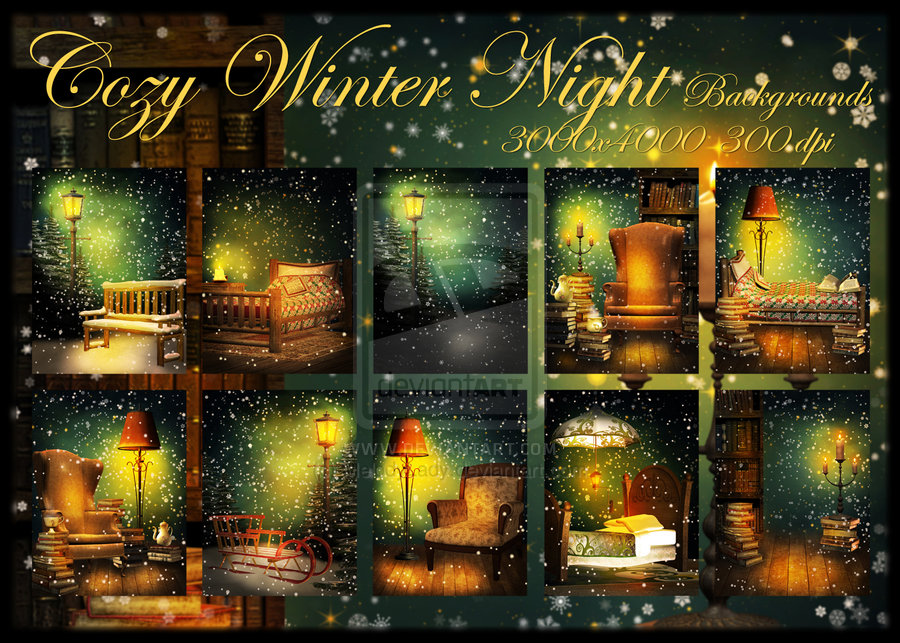 Cozy Winter Wallpaper Night Background