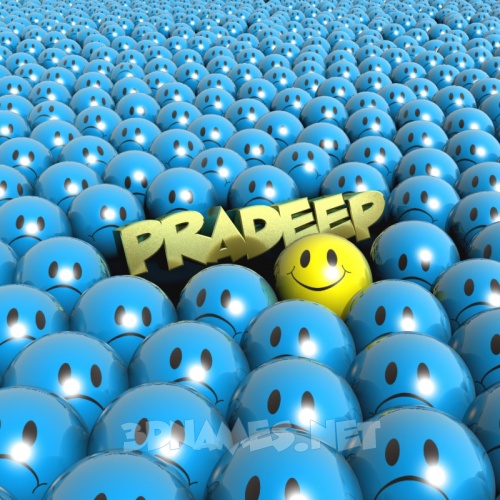  3D Name wallpaper images for the name of pradeep