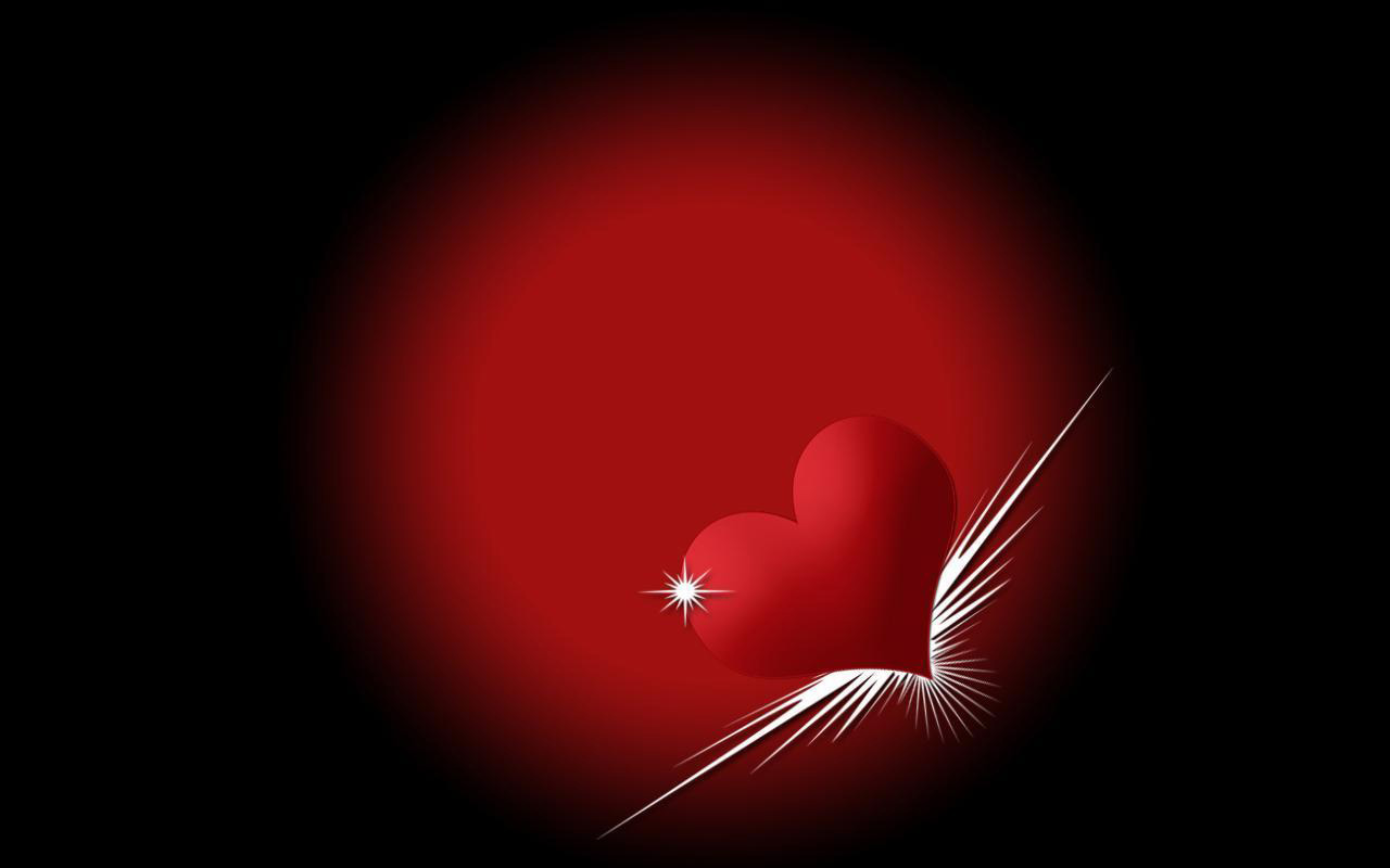 Red Heart HD Wallpaper Love