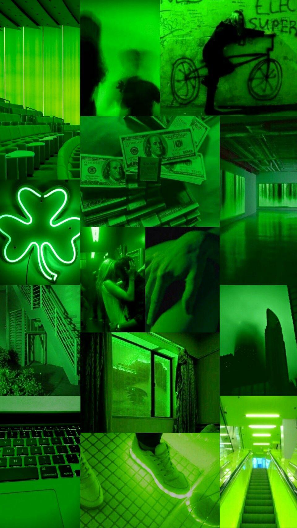 Neon Green Aesthetic Wallpaper