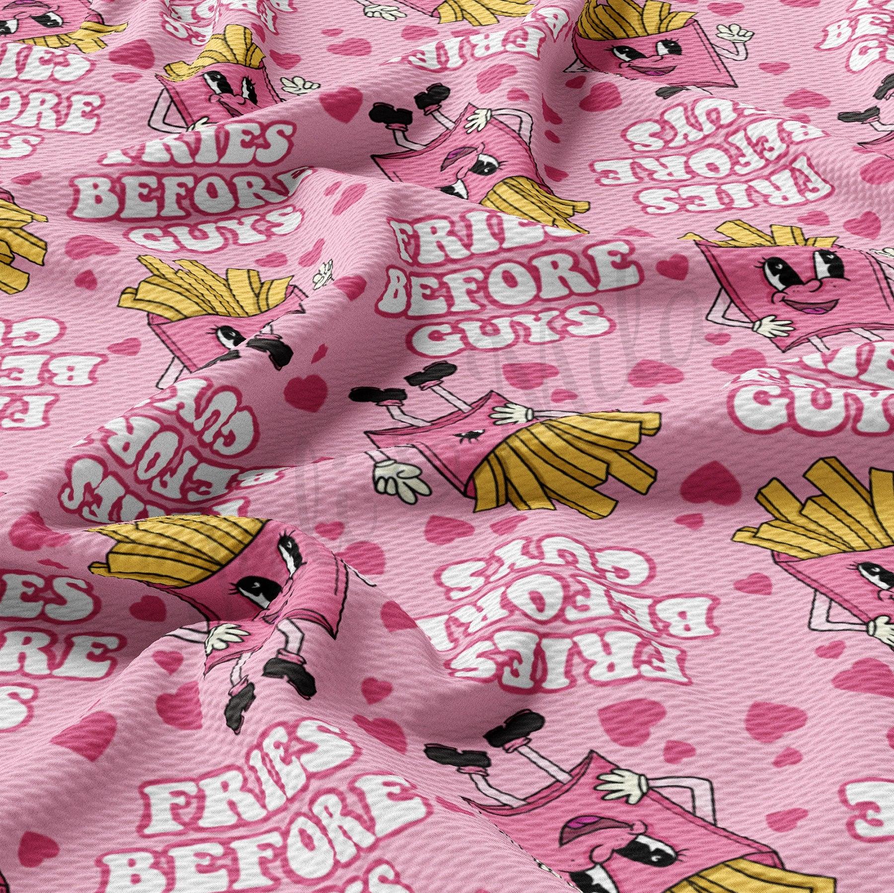 Fries Before Guys Valentines Day Bullet Fabric Aa1153 Fabric4ever