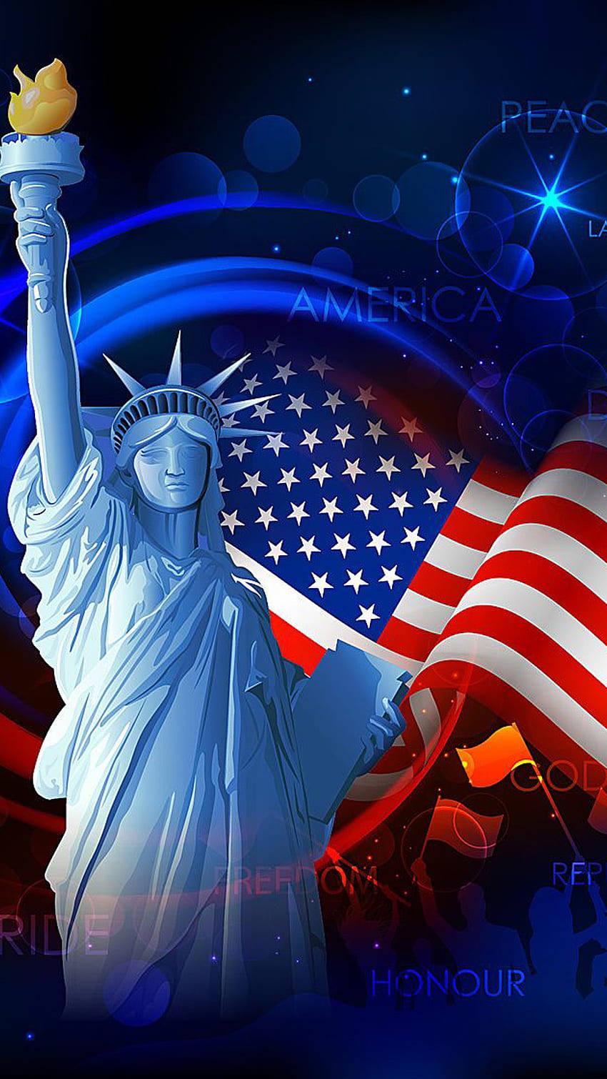 American Flag Cool iPhone Symbols Wallpaper