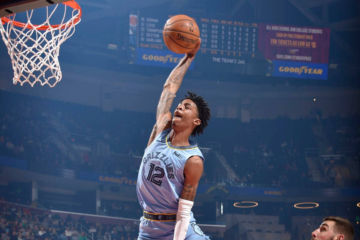 Ja Morant Dunk Wallpaper