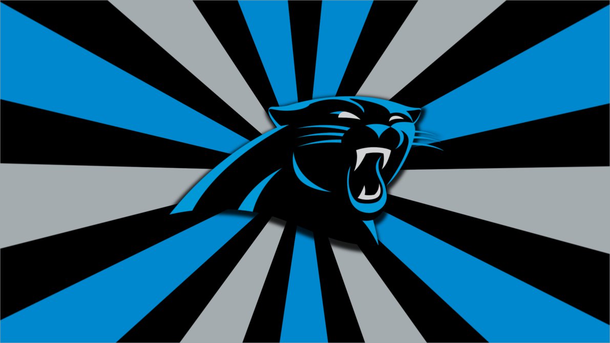 Carolina Panthers Starburst by watchmebop