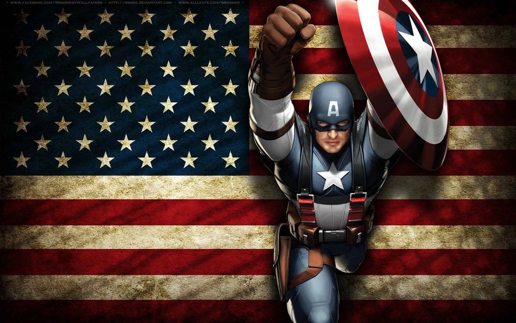 Captain America Wallpaper by bbboz on