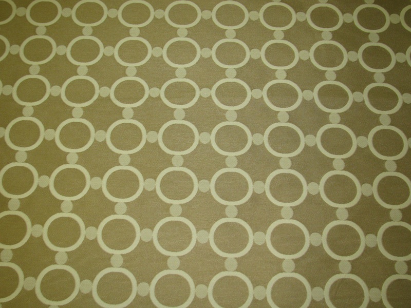 Lee Jofa S Tan And Cream Circle Design Upholstery Fabric Yd Rb3