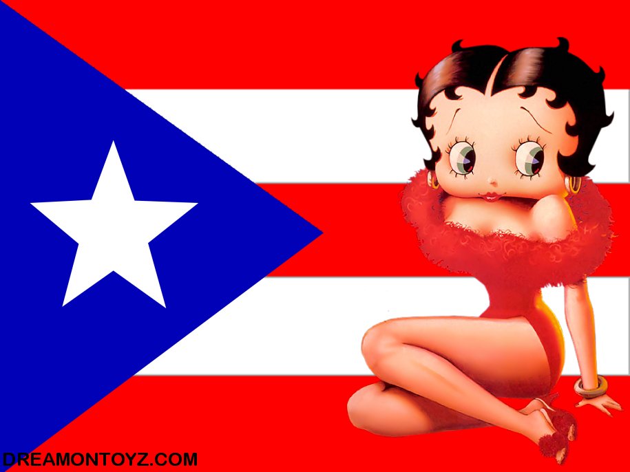 Betty Boop Pictures Archive International Flags
