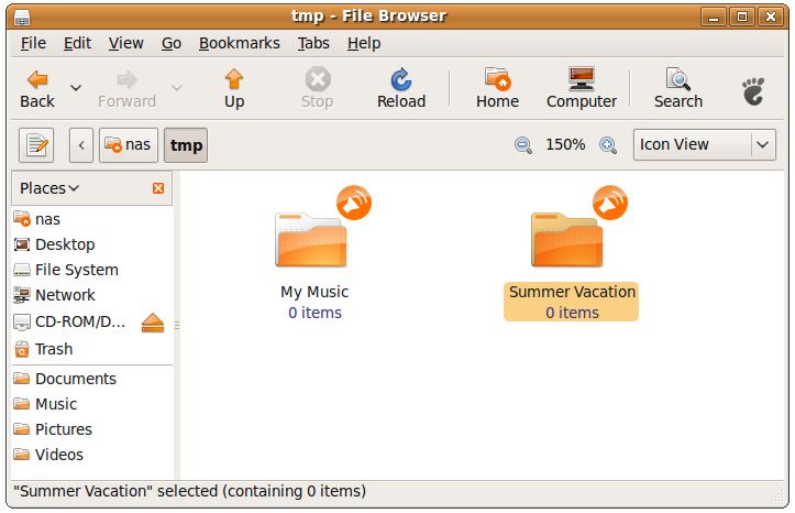  My Computer Files and Folders on the Ubuntu Desktop   Techotopia