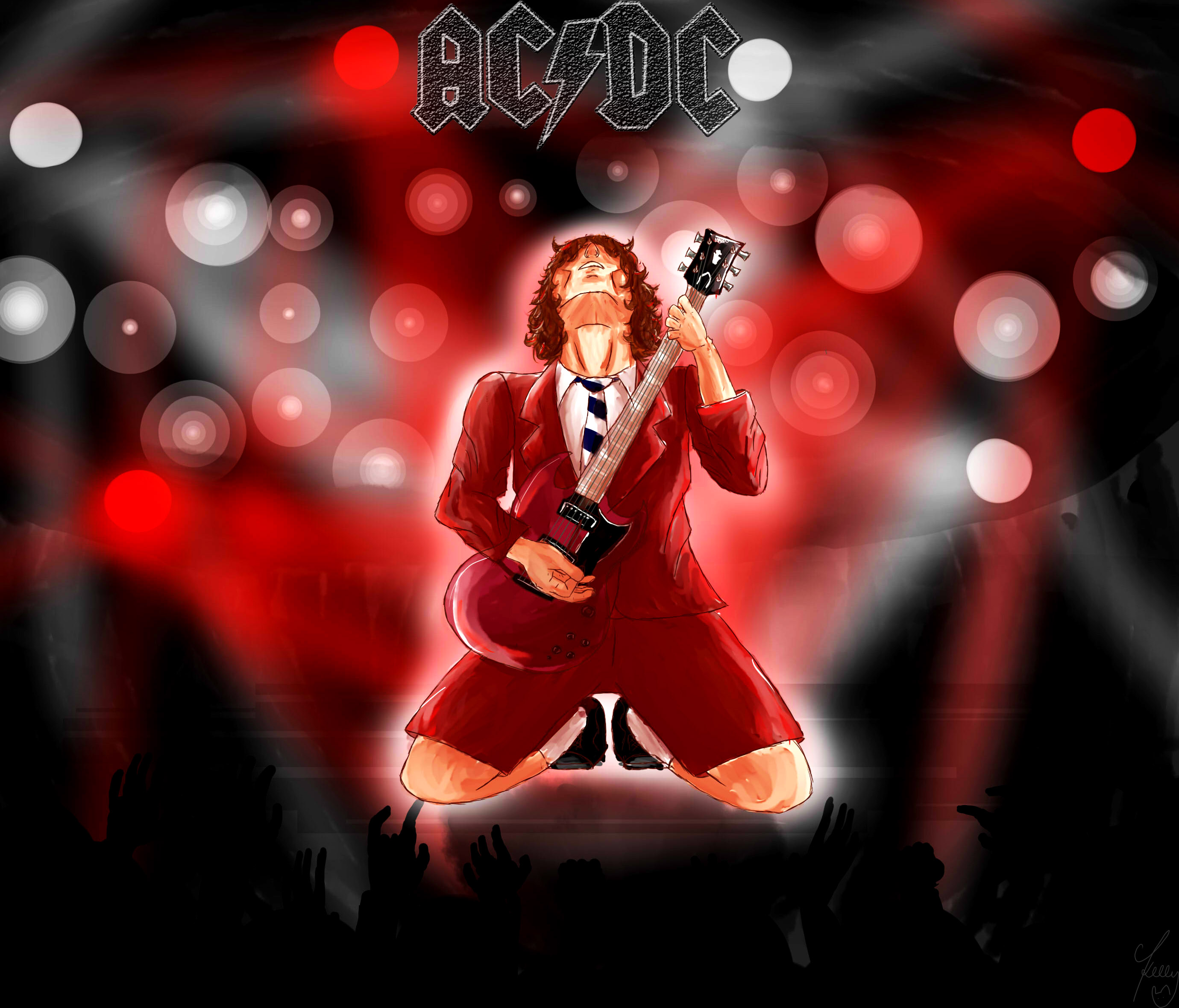 Nice Angus Young Wallpaper For Your Desktop