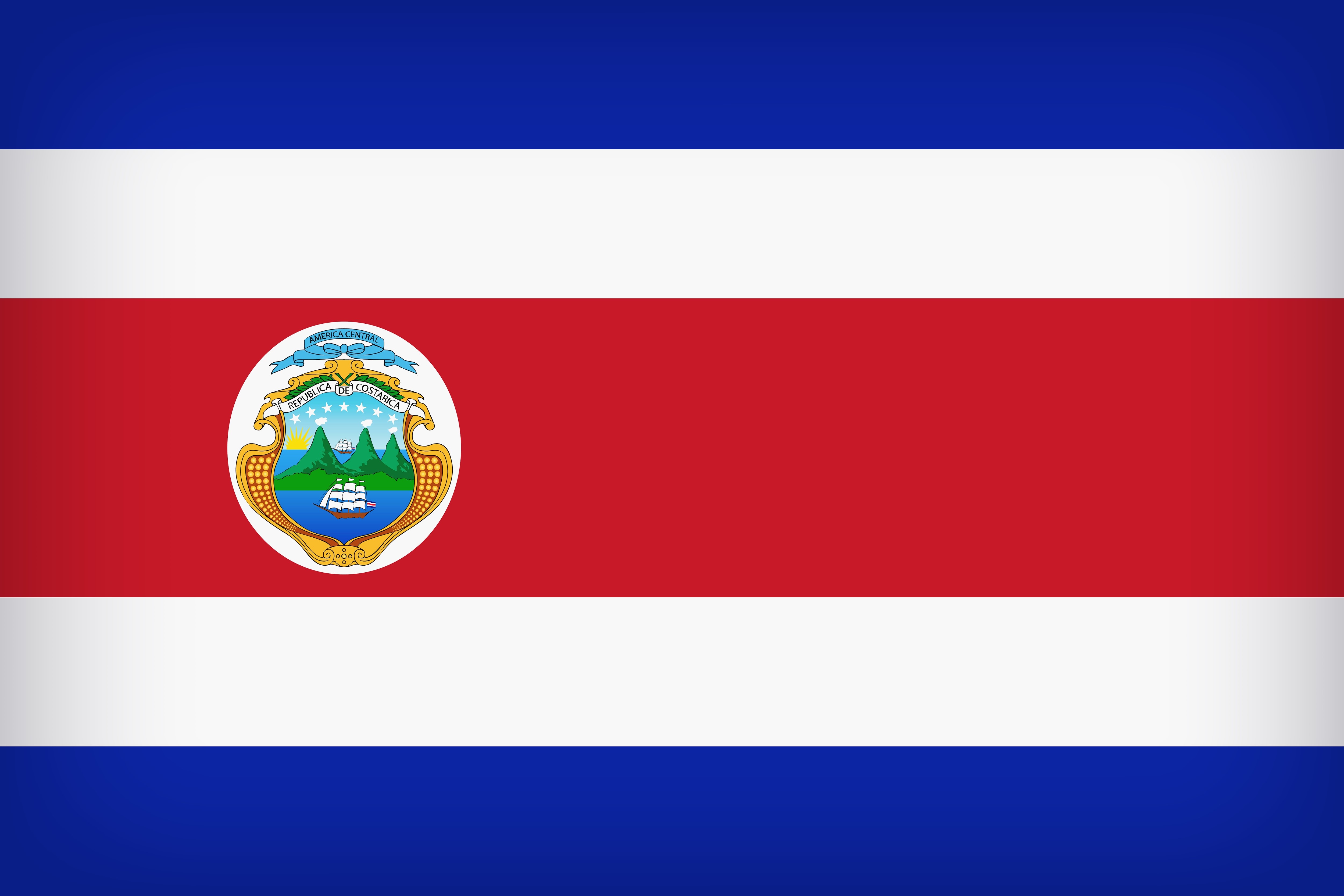 Flag Of Costa Rica 4k Ultra HD Wallpaper Background Image