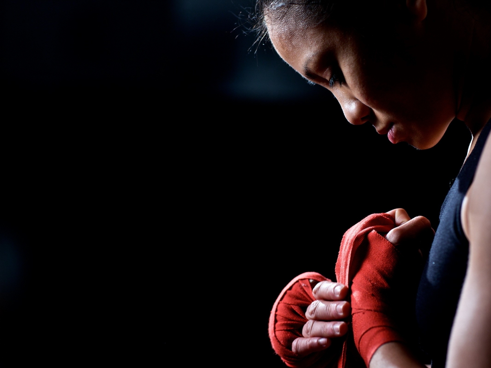 Women Sports Boxing Fitness Gloves Wallpaper High