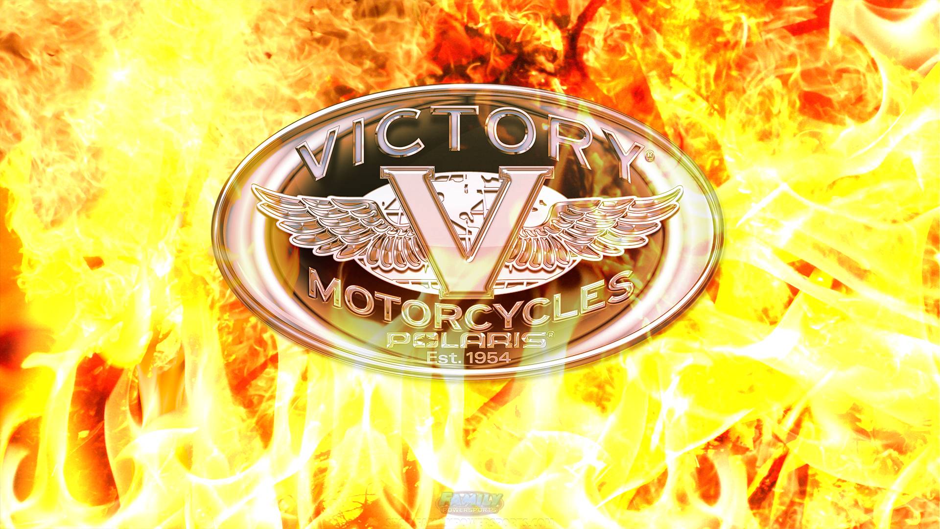 Victory Motorcycles Logo Wallpaper On