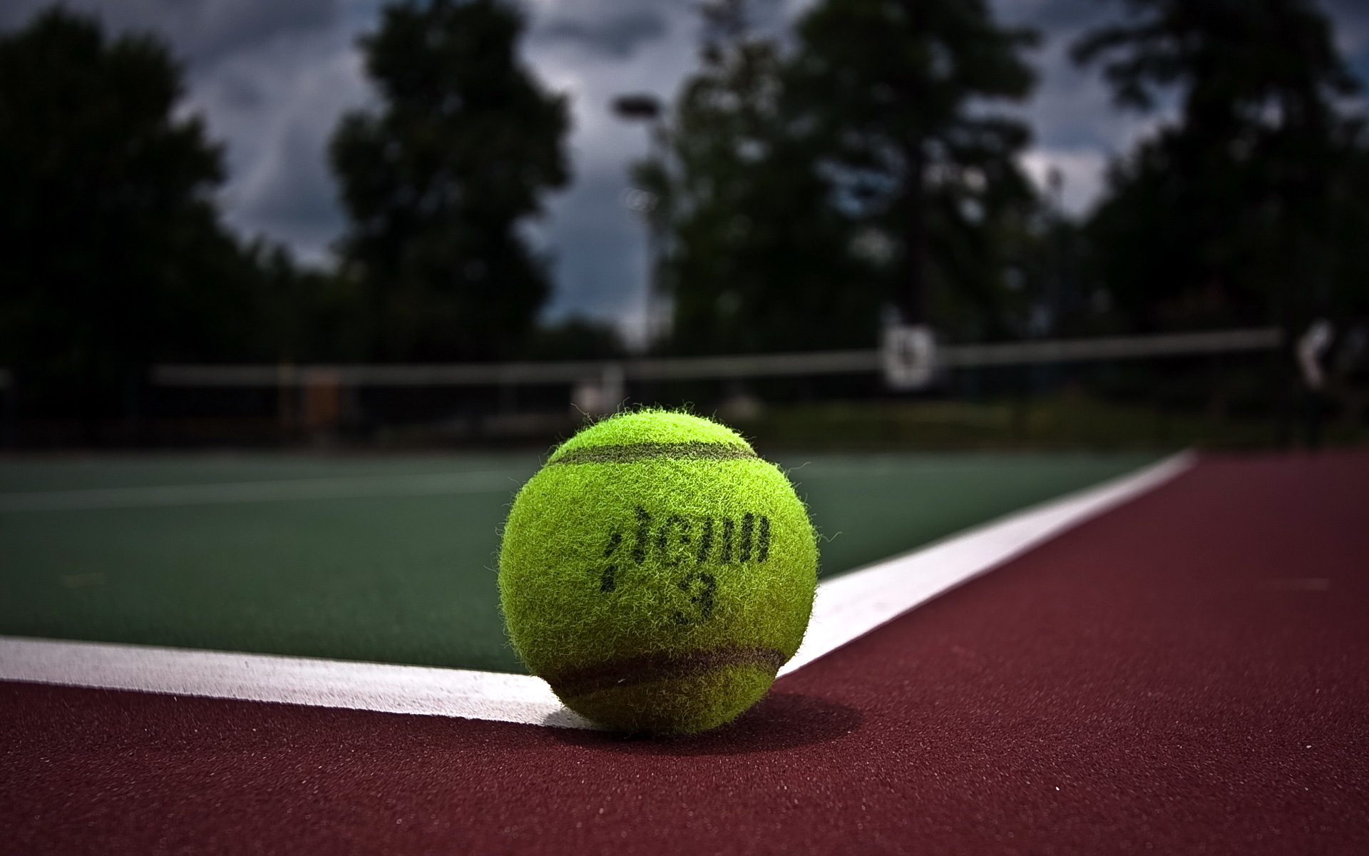Wallpaper Tennis Ball Court Sports