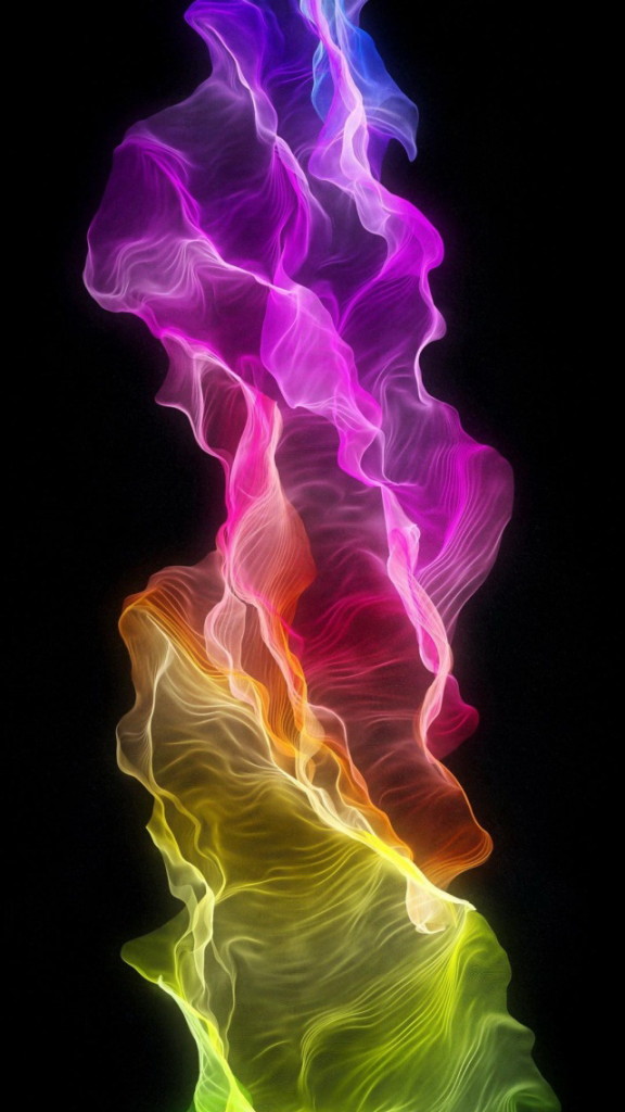 Abstract Gradient Color Smoke Wallpaper iPhone