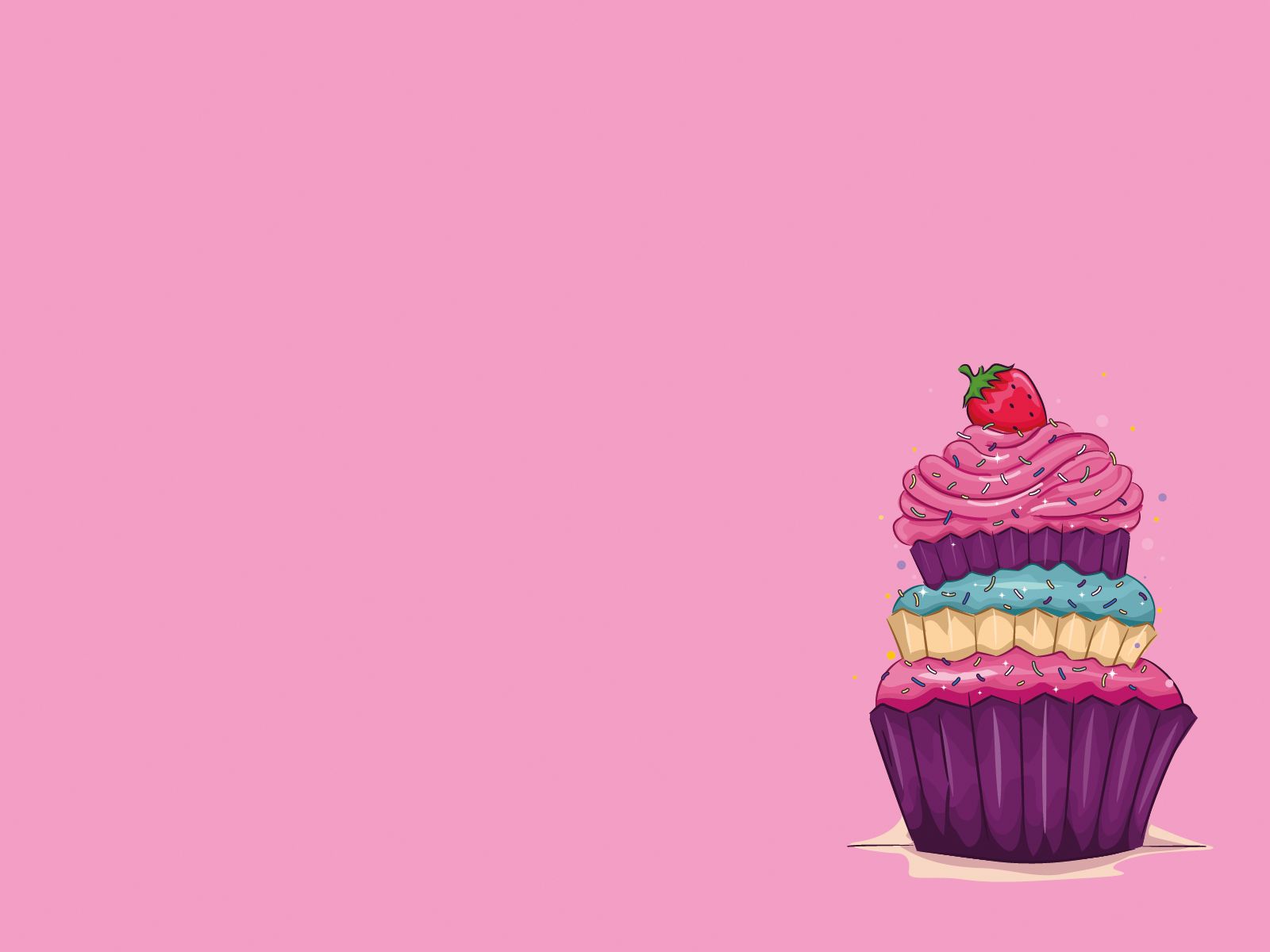 Kimberly Rochin On Cupcake Background Background