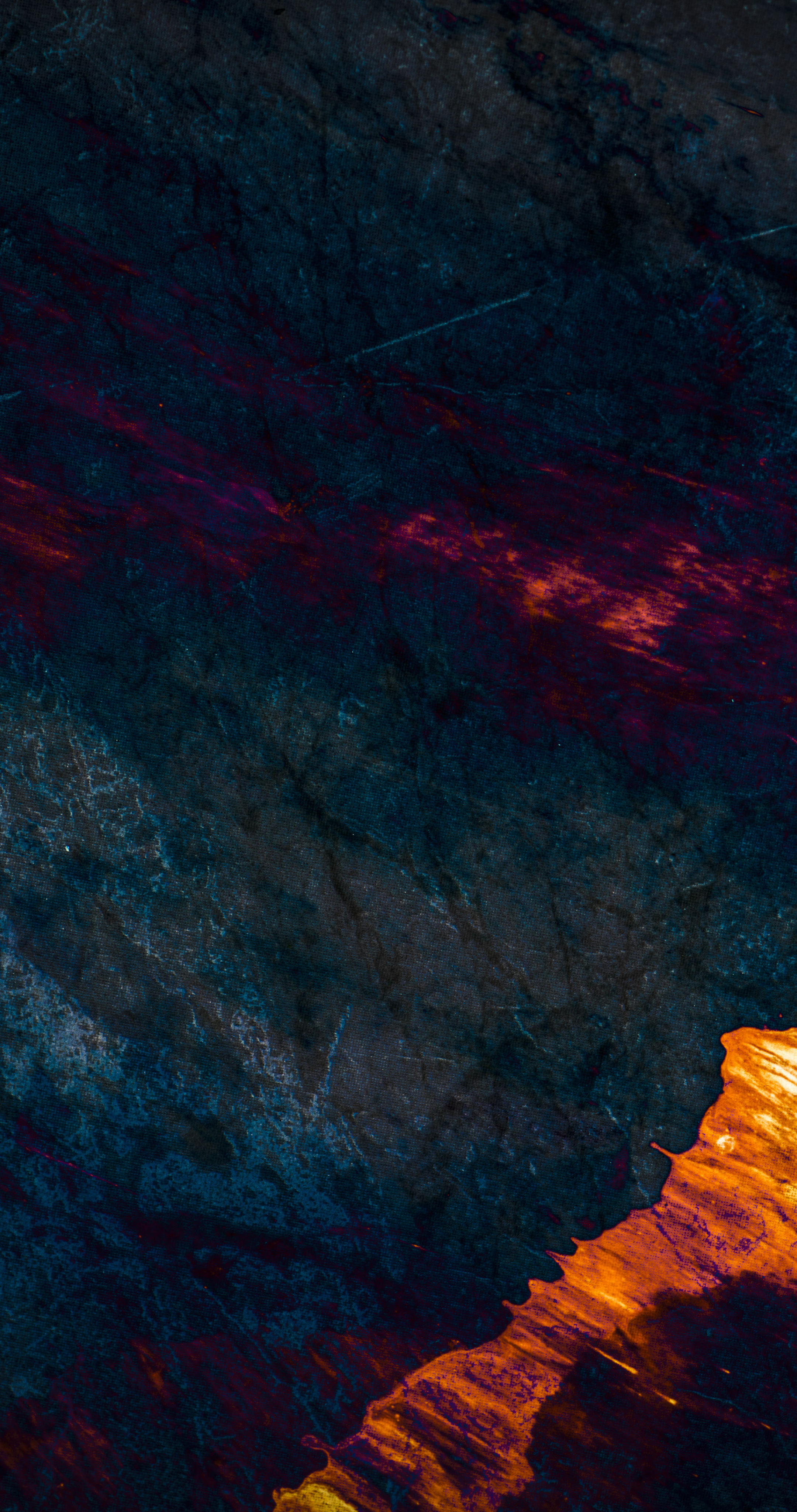 Volcanic molten lava Abstract wallpapers 2160x4096
